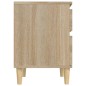 vidaXL Nachttisch Sonoma-Eiche 40x35x50 cm vidaXL Nachttisch Sonoma-Eiche 40x35x50 cm