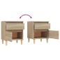 vidaXL Nachttisch Sonoma-Eiche 40x35x50 cm vidaXL Nachttisch Sonoma-Eiche 40x35x50 cm