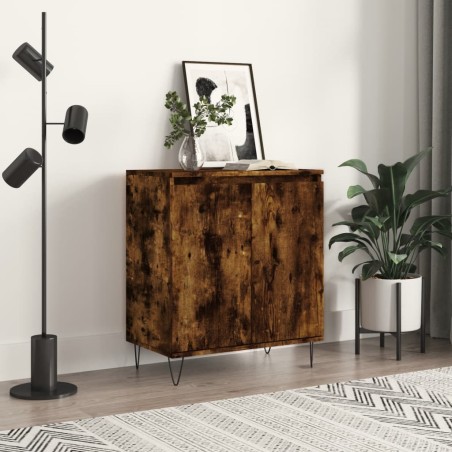 vidaXL Sideboard Räuchereiche 60x35x70 cm Holzwerkstoff