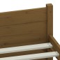vidaXL Massivholzbett Honigbraun 75x190 cm vidaXL Massivholzbett Honigbraun 75x190 cm