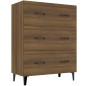 vidaXL Sideboard Braun Eichen-Optik 69,5x34x90 cm Holzwerkstoff vidaXL Sideboard Braun Eichen-Optik 69,5x34x90 cm Holzwerkstoff