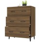 vidaXL Sideboard Braun Eichen-Optik 69,5x34x90 cm Holzwerkstoff vidaXL Sideboard Braun Eichen-Optik 69,5x34x90 cm Holzwerkstoff