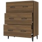 vidaXL Sideboard Braun Eichen-Optik 69,5x34x90 cm Holzwerkstoff vidaXL Sideboard Braun Eichen-Optik 69,5x34x90 cm Holzwerkstoff