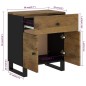 vidaXL Nachttisch 50x33x60 cm Massivholz Mango & Holzwerkstoff vidaXL Nachttisch 50x33x60 cm Massivholz Mango & Holzwerkstoff