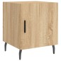 vidaXL Nachttisch Sonoma-Eiche 40x40x50 cm Holzwerkstoff vidaXL Nachttisch Sonoma-Eiche 40x40x50 cm Holzwerkstoff