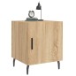 vidaXL Nachttisch Sonoma-Eiche 40x40x50 cm Holzwerkstoff vidaXL Nachttisch Sonoma-Eiche 40x40x50 cm Holzwerkstoff