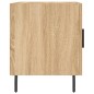 vidaXL Nachttisch Sonoma-Eiche 40x40x50 cm Holzwerkstoff vidaXL Nachttisch Sonoma-Eiche 40x40x50 cm Holzwerkstoff