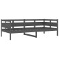 vidaXL Tagesbett Grau Massivholz Kiefer 90x200 cm vidaXL Tagesbett Grau Massivholz Kiefer 90x200 cm