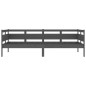 vidaXL Tagesbett Grau Massivholz Kiefer 90x200 cm vidaXL Tagesbett Grau Massivholz Kiefer 90x200 cm