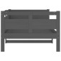 vidaXL Tagesbett Grau Massivholz Kiefer 90x200 cm vidaXL Tagesbett Grau Massivholz Kiefer 90x200 cm