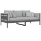 vidaXL Tagesbett Grau Massivholz Kiefer 90x200 cm vidaXL Tagesbett Grau Massivholz Kiefer 90x200 cm