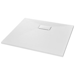 vidaXL Duschwanne SMC Weiß 90×80 cm