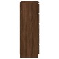 vidaXL Schubladenschrank Braun Eichen-Optik 60x36x103 cm Holzwerkstoff vidaXL Schubladenschrank Braun Eichen-Optik 60x36x103 cm Holzwerkstoff