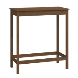 vidaXL Bartisch Honigbraun 100x50x110 cm Massivholz Kiefer