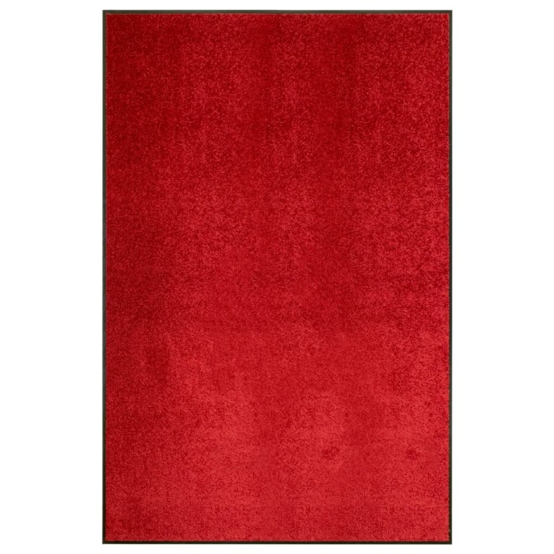 vidaXL Fußmatte Waschbar Rot 120x180 cm vidaXL Fußmatte Waschbar Rot 120x180 cm