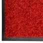 vidaXL Fußmatte Waschbar Rot 120x180 cm vidaXL Fußmatte Waschbar Rot 120x180 cm