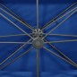vidaXL Ampelschirm mit Lüftung 400x300 cm Azurblau vidaXL Ampelschirm mit Lüftung 400x300 cm Azurblau