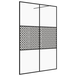 vidaXL Duschwand für Begehbare Dusche mit Klarem ESG-Glas 140x195 cm 