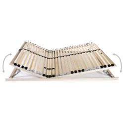 vidaXL Lattenrost mit 28 Latten 7 Zonen 100 x 200 cm