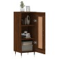vidaXL Sideboard Braun Eichen-Optik 34,5x34x90 cm Holzwerkstoff vidaXL Sideboard Braun Eichen-Optik 34,5x34x90 cm Holzwerkstoff
