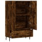 vidaXL Highboard Räuchereiche 69,5x31x115 cm Holzwerkstoff vidaXL Highboard Räuchereiche 69,5x31x115 cm Holzwerkstoff