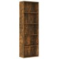 vidaXL Bücherregal 5 Fächer Räuchereiche 60x30x189 cm Holzwerkstoff vidaXL Bücherregal 5 Fächer Räuchereiche 60x30x189 cm Holzwerkstoff