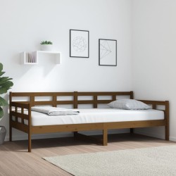 vidaXL Tagesbett Honigbraun Massivholz Kiefer 90x200 cm