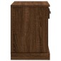 vidaXL Nachttisch Braun Eichen-Optik 43x36x50 cm