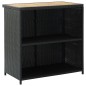 3-tlg. Bar-Set Poly Rattan Schwarz 3-tlg. Bar-Set Poly Rattan Schwarz