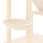 vidaXL Kratzbaum Deckenhoch Creme 277-303 cm vidaXL Kratzbaum Deckenhoch Creme 277-303 cm