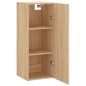 vidaXL Wandschrank Sonoma-Eiche 34,5x34x90 cm vidaXL Wandschrank Sonoma-Eiche 34,5x34x90 cm