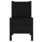 vidaXL Pflanzkübel Schwarz 245,5x44x75 cm Massivholz Kiefer vidaXL Pflanzkübel Schwarz 245,5x44x75 cm Massivholz Kiefer