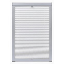 vidaXL Plissee Faltstore Weiß M08/308 