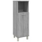 vidaXL Badschrank Grau Sonoma 30x30x95 cm Holzwerkstoff vidaXL Badschrank Grau Sonoma 30x30x95 cm Holzwerkstoff