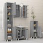 vidaXL Badschrank Grau Sonoma 30x30x95 cm Holzwerkstoff vidaXL Badschrank Grau Sonoma 30x30x95 cm Holzwerkstoff
