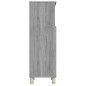 vidaXL Badschrank Grau Sonoma 30x30x95 cm Holzwerkstoff vidaXL Badschrank Grau Sonoma 30x30x95 cm Holzwerkstoff