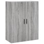 vidaXL Highboard Grau Sonoma 69,5x34x180 cm Holzwerkstoff vidaXL Highboard Grau Sonoma 69,5x34x180 cm Holzwerkstoff