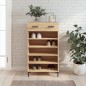 vidaXL Schuhschrank Sonoma-Eiche 60x35x105 cm Holzwerkstoff vidaXL Schuhschrank Sonoma-Eiche 60x35x105 cm Holzwerkstoff
