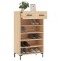 vidaXL Schuhschrank Sonoma-Eiche 60x35x105 cm Holzwerkstoff vidaXL Schuhschrank Sonoma-Eiche 60x35x105 cm Holzwerkstoff