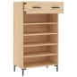 vidaXL Schuhschrank Sonoma-Eiche 60x35x105 cm Holzwerkstoff vidaXL Schuhschrank Sonoma-Eiche 60x35x105 cm Holzwerkstoff