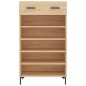 vidaXL Schuhschrank Sonoma-Eiche 60x35x105 cm Holzwerkstoff vidaXL Schuhschrank Sonoma-Eiche 60x35x105 cm Holzwerkstoff
