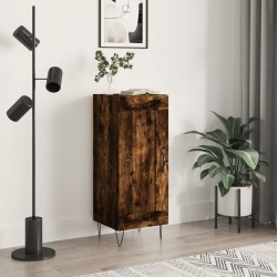 vidaXL Sideboard Räuchereiche 34,5x34x90 cm Holzwerkstoff