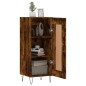 vidaXL Sideboard Räuchereiche 34,5x34x90 cm Holzwerkstoff vidaXL Sideboard Räuchereiche 34,5x34x90 cm Holzwerkstoff