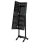 vidaXL Standspiegel Schwarz 34x37x146 cm vidaXL Standspiegel Schwarz 34x37x146 cm