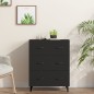 vidaXL Sideboard Schwarz 69,5x34x90 cm Holzwerkstoff vidaXL Sideboard Schwarz 69,5x34x90 cm Holzwerkstoff