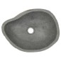 vidaXL Waschbecken Flussstein Oval 37-46 cm vidaXL Waschbecken Flussstein Oval 37-46 cm