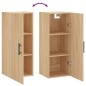 vidaXL Wandschrank Sonoma-Eiche 34,5x34x90 cm vidaXL Wandschrank Sonoma-Eiche 34,5x34x90 cm