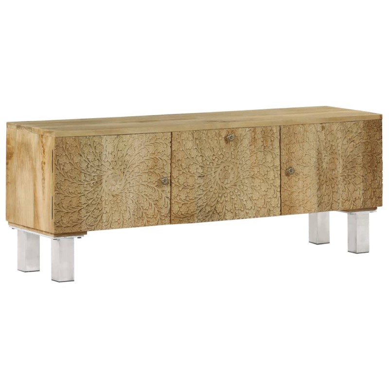vidaXL TV-Schrank Mangoholz Massiv 118 x 30 x 45 cm vidaXL TV-Schrank Mangoholz Massiv 118 x 30 x 45 cm