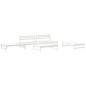 vidaXL 6-tlg. Garten-Lounge-Set mit Kissen Weiß Massivholz vidaXL 6-tlg. Garten-Lounge-Set mit Kissen Weiß Massivholz