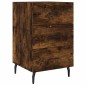 vidaXL Nachttisch Räuchereiche 40x40x66 cm Holzwerkstoff vidaXL Nachttisch Räuchereiche 40x40x66 cm Holzwerkstoff